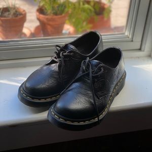 Doc Martens Floral Embossed 1461 loafers